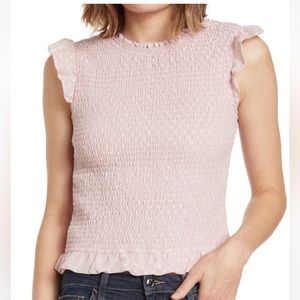 LAUNDRY BY SHELLI SEGAL RUFFLE / elastic BLOUSE